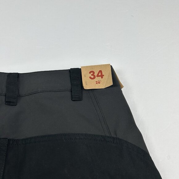 Fjallraven Nikka Curved Womens Shorts Black G1000 Size 26 Waist - Picture 15 of 16